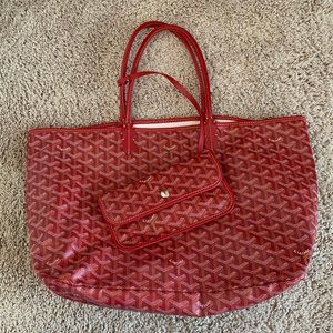 Goyard Tote - red